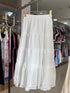 Spring Lace Patchwork Ruffle Long Skirts